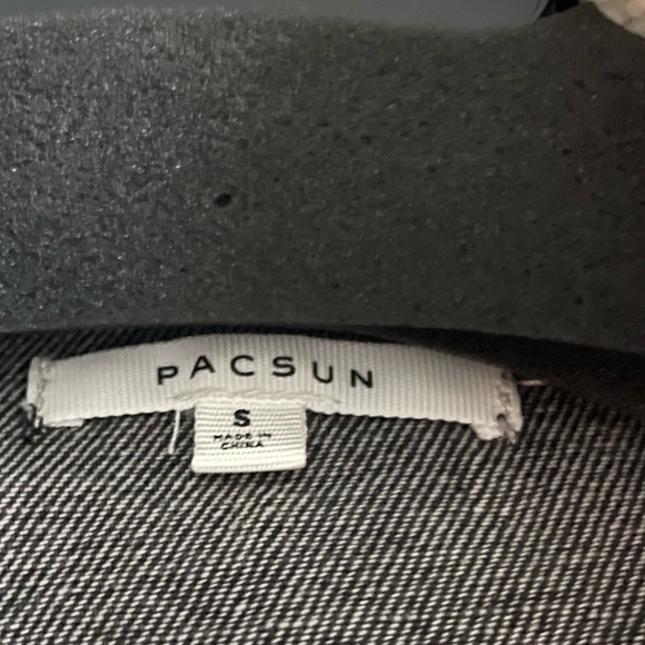 NWOT PacSun Sherpa Collar Cropped Trucker Jacket - Picture 5 of 7